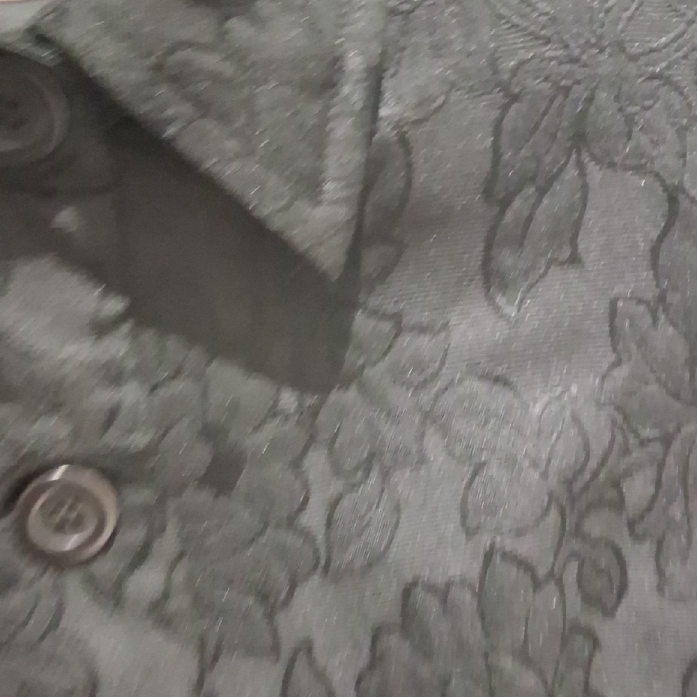 Jacob Black Textured Trench Coat - Picture 5 of 8